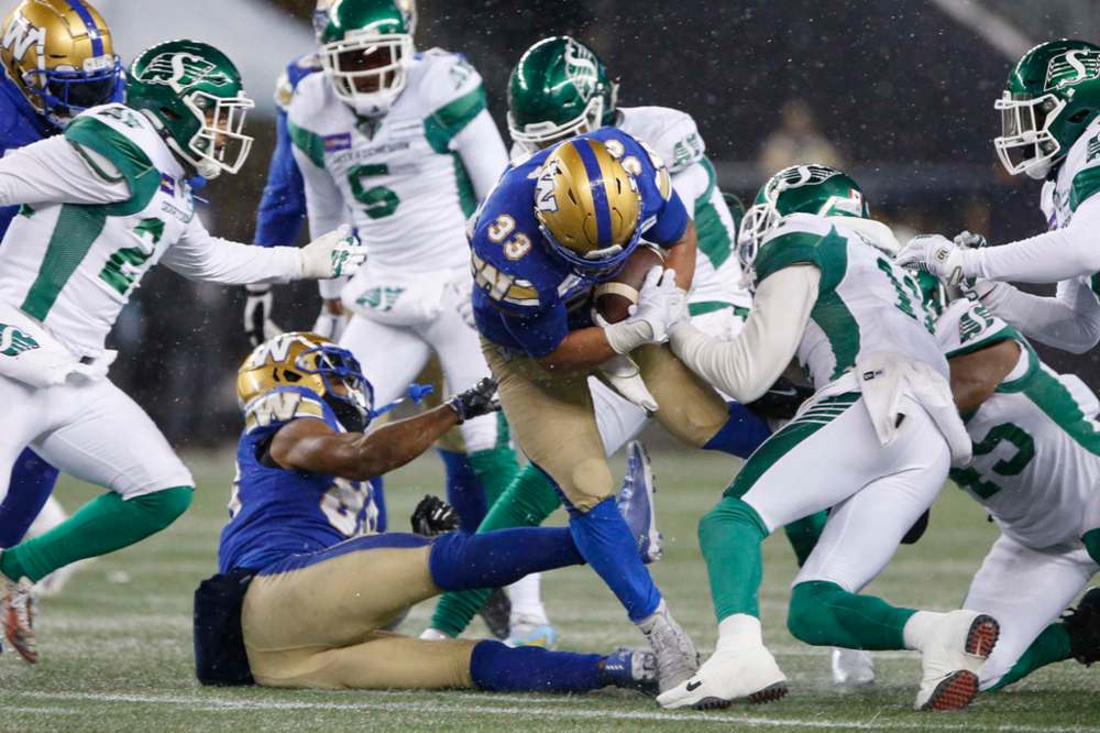 John Woods / Canadian Press files
Harris has already established himself as one of the greatest running backs in CFL history.