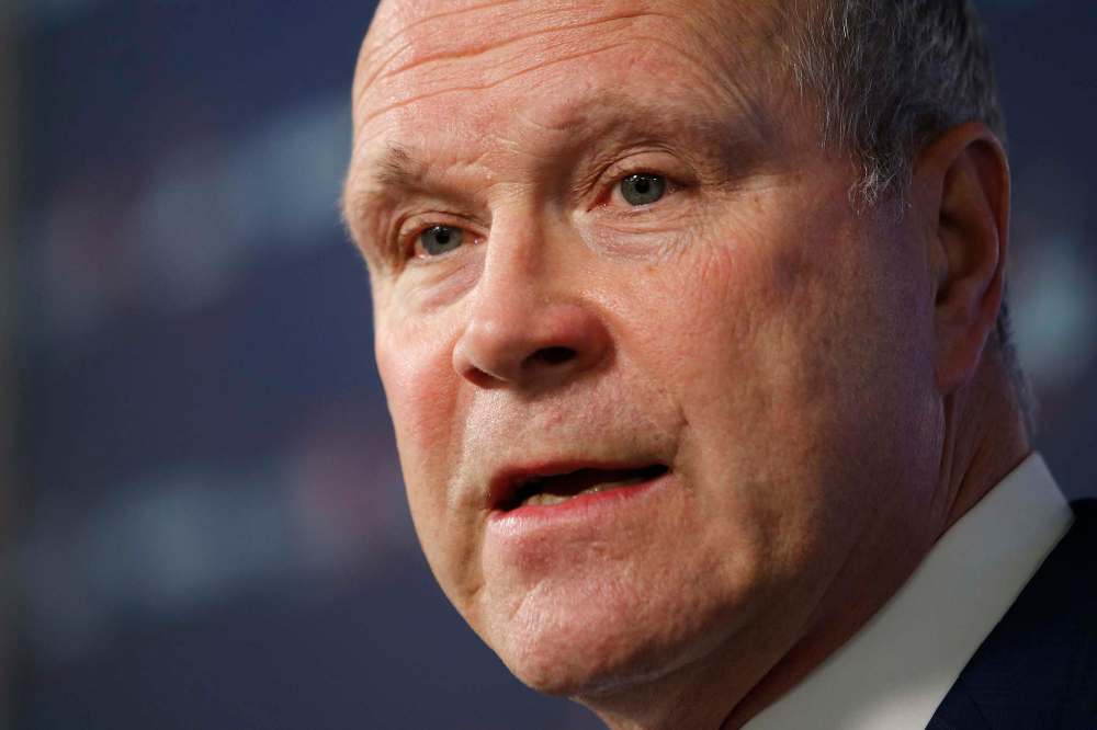 Dave Lowry has been named Jets interim head coach following the resignation of Paul Maurice. (John Woods / The Canadian Press)