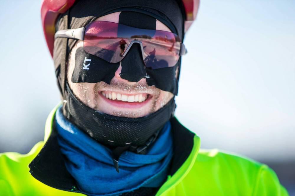 MIKAELA MACKENZIE / WINNIPEG FREE PRESS
Extreme cyclist Daniel Perry embraces winter weather.