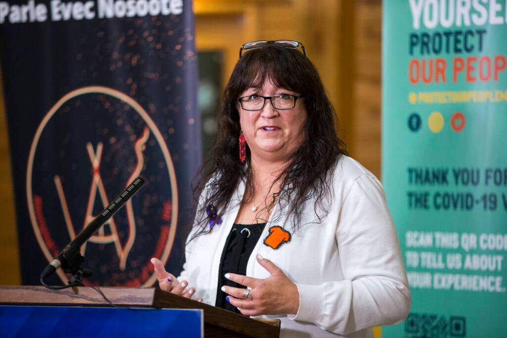 MIKAELA MACKENZIE / WINNIPEG FREE PRESS FILES
Diane Redsky, executive director of Ma Mawi Wi Chi Itata Centre, told the committee repealing the bylaw sends a clear message “women and girls are not for sale.”