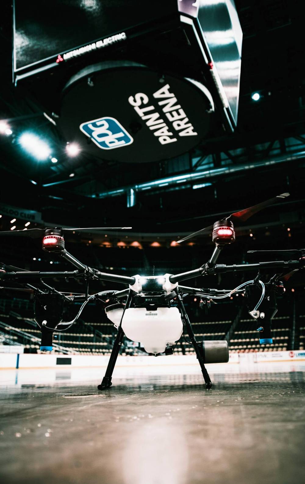 SUPPLIED
The developer of the drone technology has secured sports venue clients – Churchill Downs, the home of the Kentucky Derby and PPG Paint Arena, the home of the Pittsburgh Penguins.