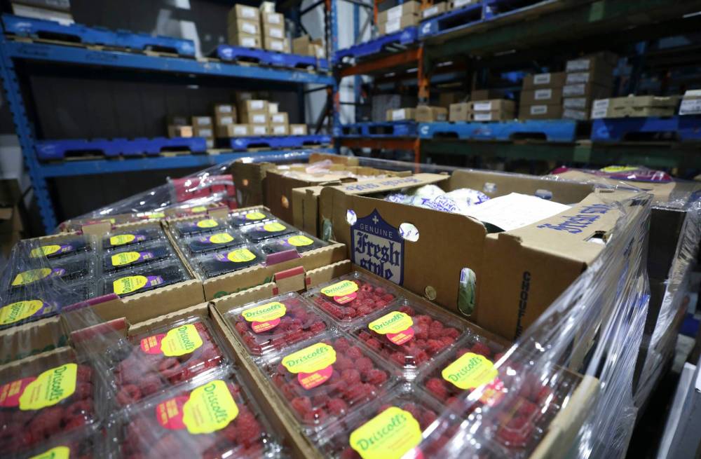 The amount of stock has fluctuated at Piazza de Nardi. (Ruth Bonneville / Winnipeg Free Press)