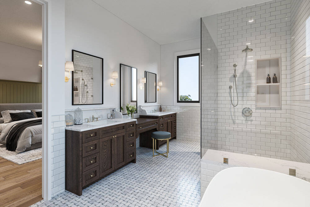 This is what the en suite bathroom will look like at 425 Kelvin Blvd. (Supplied)