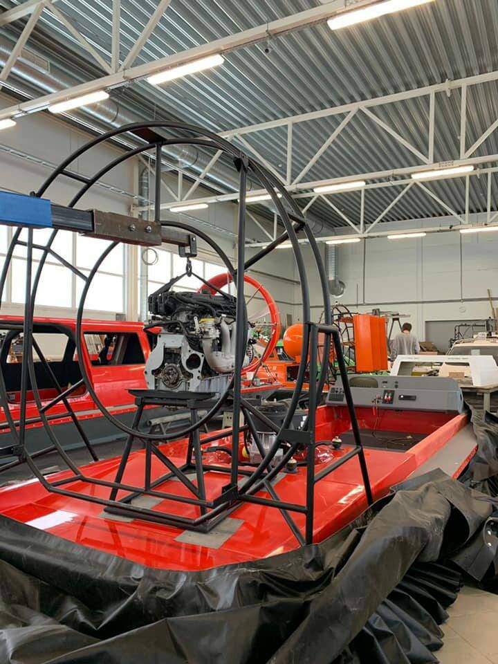 The hovercraft is being built in St. Petersburg, Russia. (Supplied)