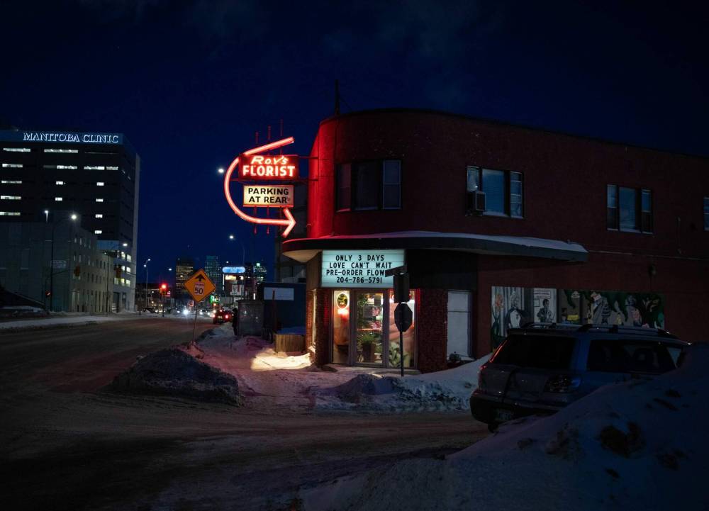 JESSICA LEE / WINNIPEG FREE PRESS Roy’s Florist is photographed on February 11, 2022. Reporter: Ben