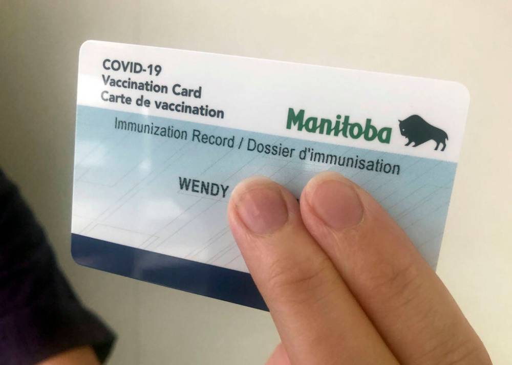 WINNIPEG FREE PRESS FILES
The Manitoba provincial government announced Thursday vaccine cards and verification app will stay active so businesses and venues can continue to use them if they choose to do so.