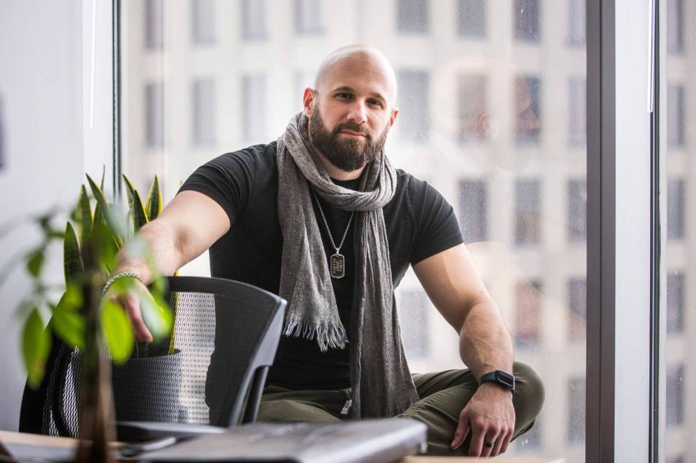 Ryan Caligiuri said his leadership development firm suffered as a result of government-imposed public-health restrictions. (Mikaela MacKenzie / Winnipeg Free Press)