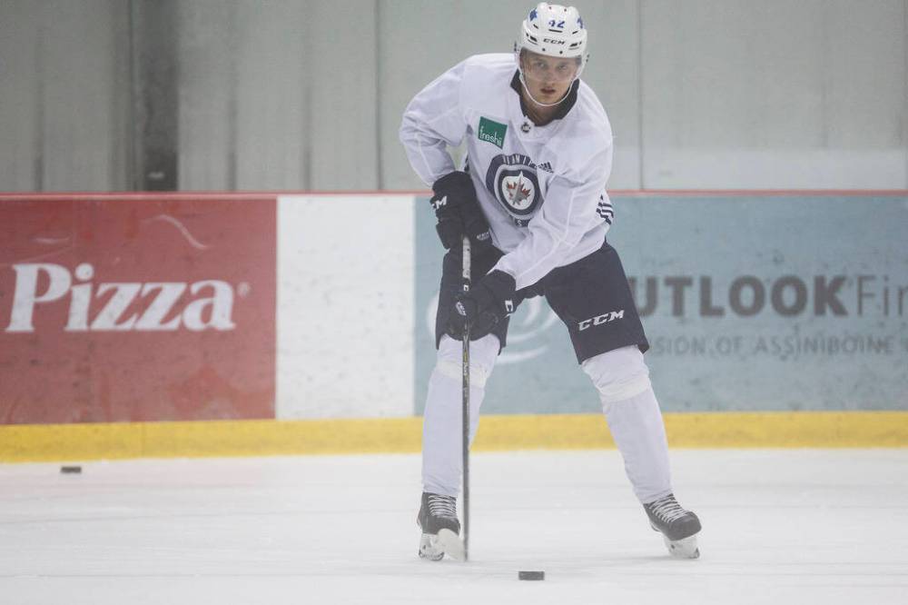 Last month, Edmonton defenceman Markus Niemeläinen viciously cross-checked Winnipeg forward Kristian Vesalainen (above) in full view of everyone. (Mike Deal / Winnipeg Free Press files)