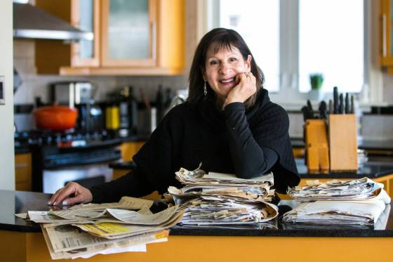 MIKAELA MACKENZIE / WINNIPEG FREE PRESSEnid Barnes, longtime contributor and avid reader of the paper’s Recipe Swap column, still has her huge collection of recipe clippings.