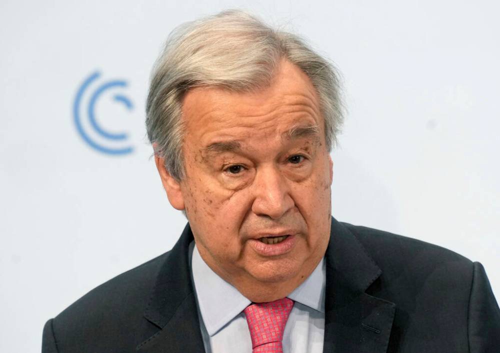 UN Secretary-General António Guterres (Michael Probst / The Associated Press)