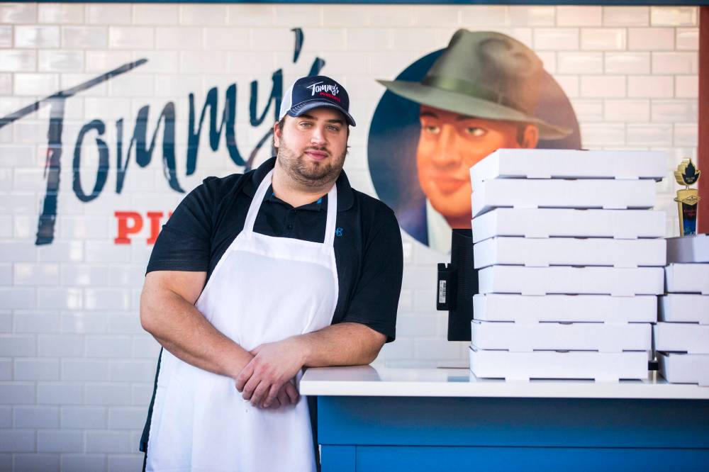 Drivers pay for their own fuel and make money through tips and delivery fees, so restaurants, such as Tommy's Pizzeria, will have to raise its delivery fee to offset the rising prices, says owner Thomas Schneider. (Mikaela MacKenzie / Winnipeg Free Press)