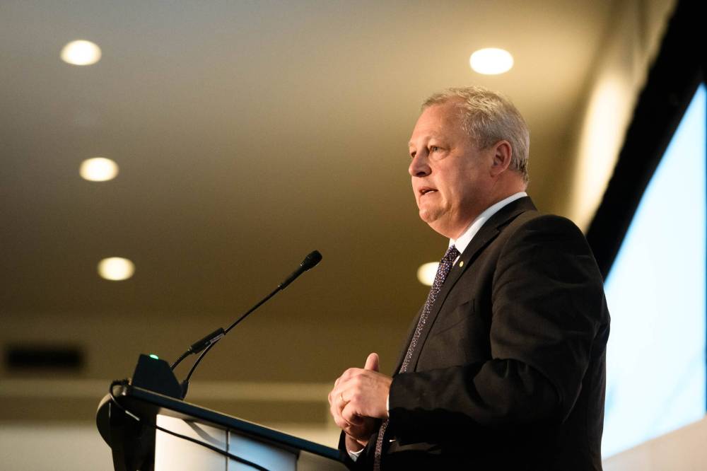 Supply chain problems are now at crisis levels, but demand is strong and the company has been able to maintain its industry-leading market share, says NFI President Paul Soubry. (Mike Sudoma / Winnipeg Free Press files)