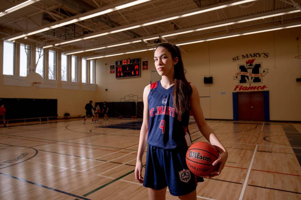MIKE SUDOMA / WINNIPEG FREE PRESS
A Grade 12 student, Emilia Banmann recently committed to the University of British Columbia where she will play for the Thunderbirds and major in neuroscience.