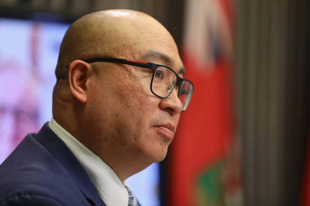 RUTH BONNEVILLE / WINNIPEG FREE PRESS LOCAL
Immigration Minister Jon Reyes said his office has authorized the prioritization of applications from Ukrainian families and flagged approved applications for the federal government to give its stamp of approval to.