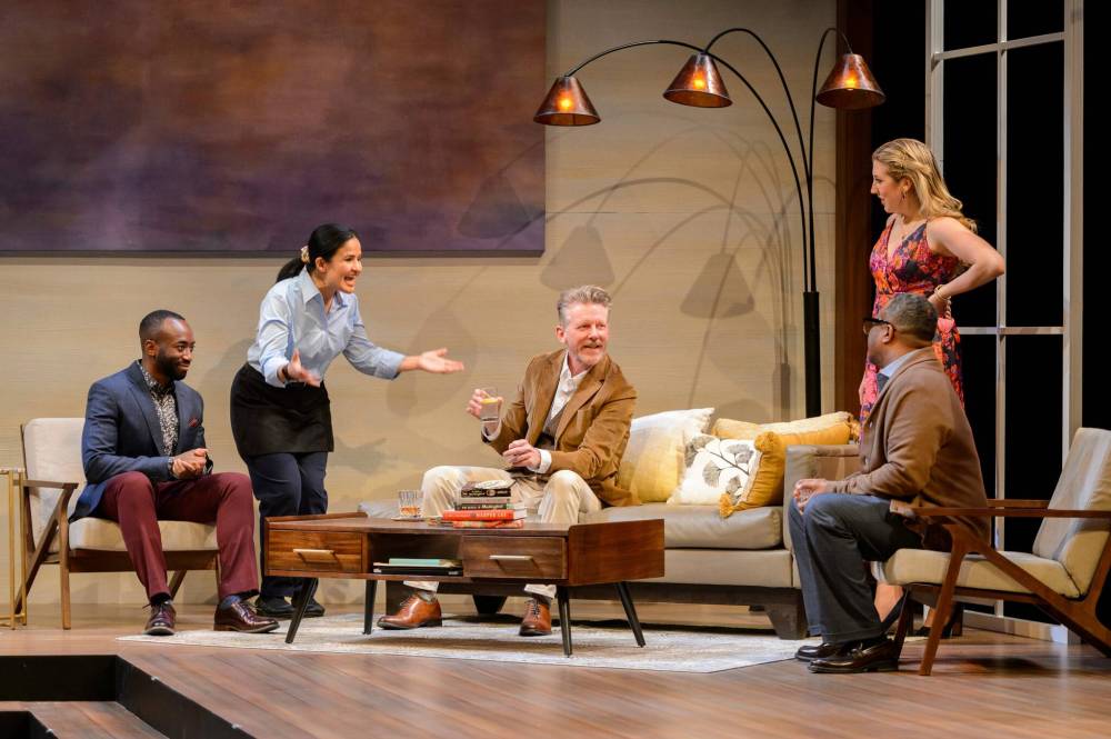 Dylan Hewlett photos
From left: Kwaku Adu-Poku as Mark Gordon, Rochelle Kives as Precy Cabigting, Arne MacPherson as James Thompson, Ellie Ellwand as Christine Charte and Ray Strachan as Lawrence Gordon.