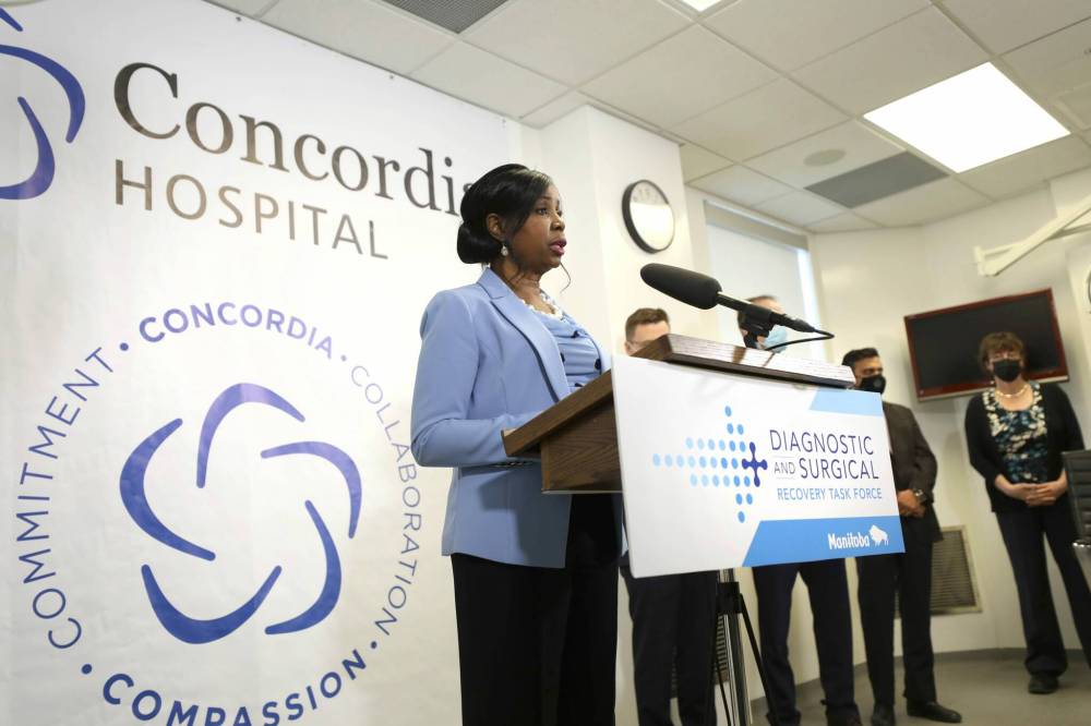 Health Minister Audrey Gordon (Ruth Bonneville / Winnipeg Free Press)