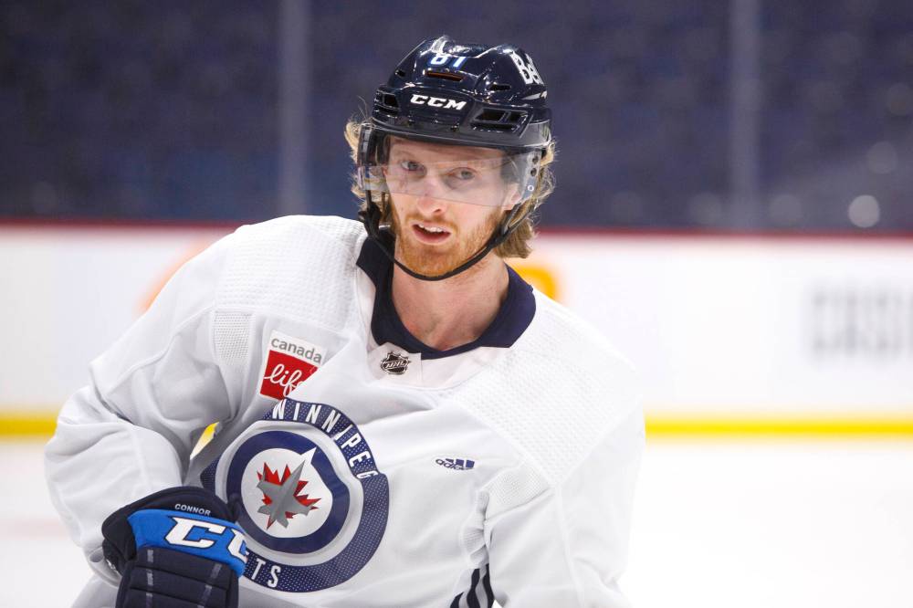 MIKE DEAL / WINNIPEG FREE PRESS
Entering play on Wednesday, Winnipeg Jets’ Kyle Connor was fifth in the NHL in goals and seventh overall in league scoring.