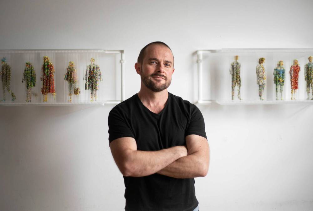JESSICA LEE / WINNIPEG FREE PRESS
Chris Dorosz’s Exchange District studio is just blocks from the one he worked out of in the ’90s.