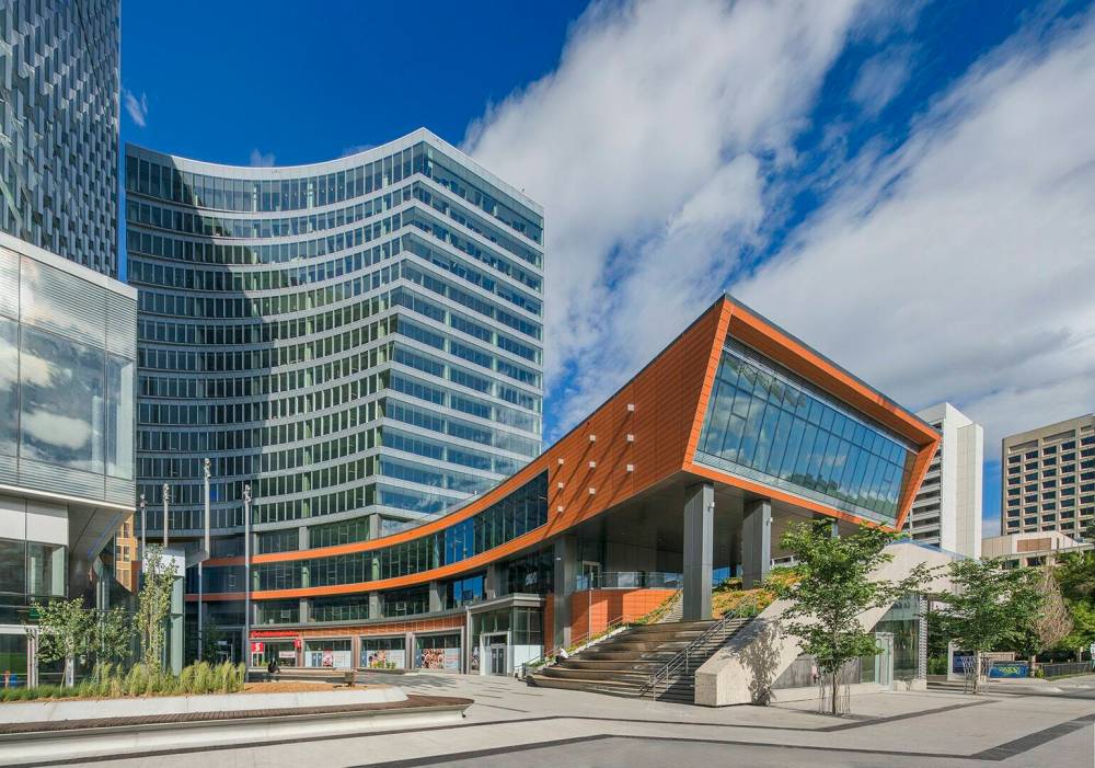 True North Square, a mixed-use complex in downtown Winnipeg, received this year’s National Urban Design Award for urban architecture. (True North)