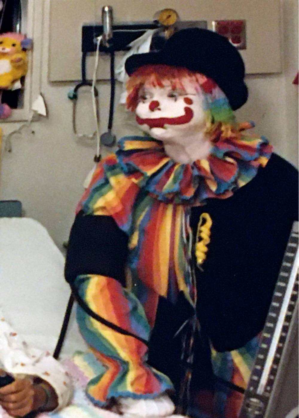 SUPPLIED
Dianne Baker as therapy clown Silkworm.