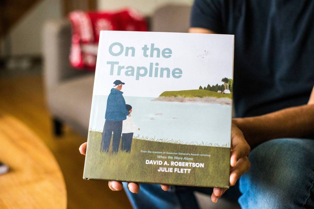 MIKAELA MACKENZIE / WINNIPEG FREE PRESS
David A. Robertson’s book On the Trapline.