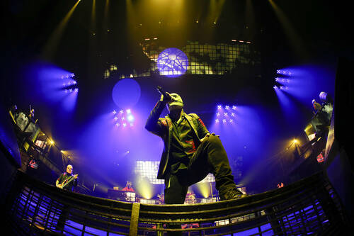 JOHN WOODS / WINNIPEG FREE PRESS
Slipknot headlines their Knotfest Roadshow at Canada Life Centre in Winnipeg Monday.
