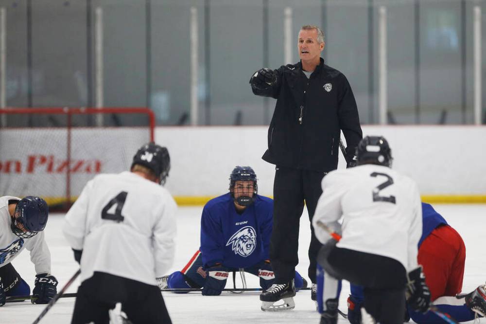 JOHN WOODS / WINNIPEG FREE PRESS FILES
“When I saw him (Connor Bedard) at 15 I said, ‘I’ve never seen a 15-year-old like that,’” said Winnipeg head coach James Patrick on Tuesday as his team prepared for the arrival of the Pats.