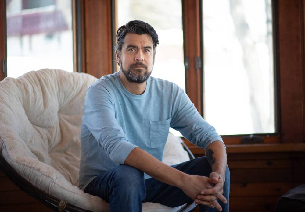 JESSICA LEE / WINNIPEG FREE PRESS
“I never would’ve expected a book like that to get pulled off shelves. I am just still completely beside myself about it,” Cree author David Robertson told the Free Press on Monday.