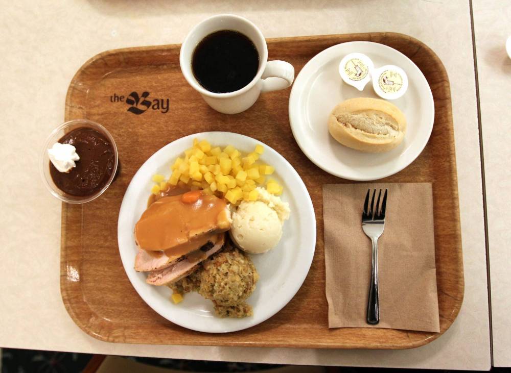 A turkey dinner platter on the Paddlewheel’s final day open in 2013. (Ruth Bonneville / Free Press files)