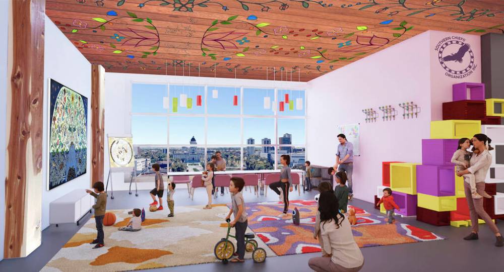 SUPPLIED The Hudson’s Bay Company’s flagship building in downtown Winnipeg has been handed over to the Southern Chiefs Organization (SCO). - child care Winnipeg Free Press 2022