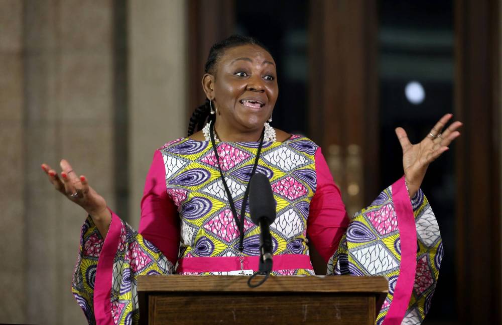 Dr Zita Somakoko is the founder and first president of the Black Manitobans Chamber of Commerce. (Ruth Bonneville / Winnipeg Free Press)