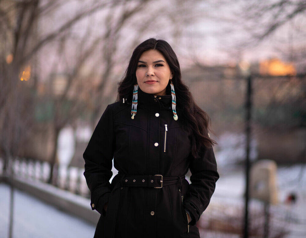 Bethany Maytwayashing alleged Arlen Dumas sent her 'creepy' messages. (Winnipeg Free Press files)