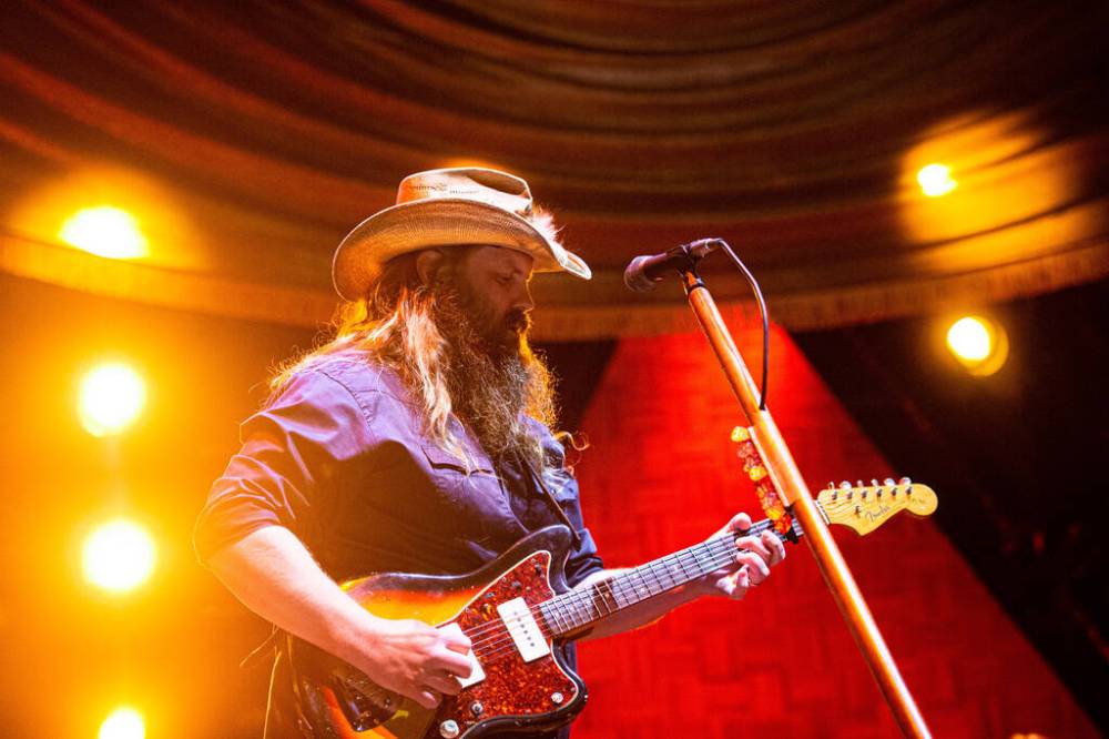 MIKE SUDOMA / WINNIPEG FREE PRESS
Singer song writer, Chris Stapleton brings his All American Road Show Goes to Canada Tour to a packed Canada Life Centre Saturday evening.