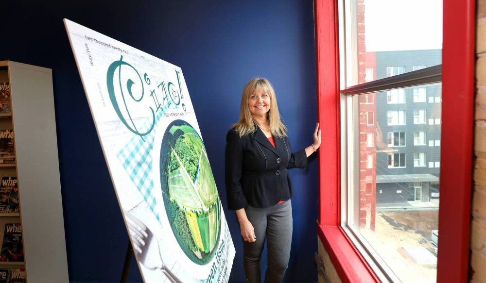 RUTH BONNEVILLE / WINNIPEG FREE PRESS
It has been 25 years since Laurie Hughes and her late husband Brad Hughes founded Ciao magazine. After a trip where they relied on a publication to guide them to out-of-the-way spots, the couple returned to Winnipeg with plans for a similar title.