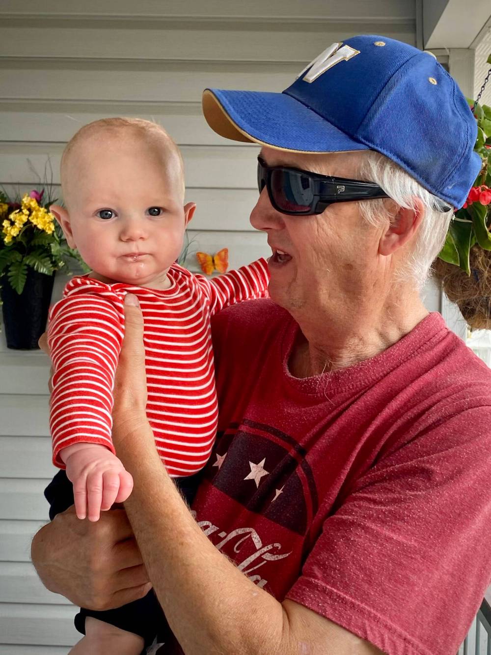 SUPPLIED
Wayne Rhymer became a grandfather when his grandson, Connor Overby, was born in March 2021.
