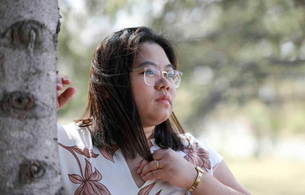 Gretchen Marasigan-Esteva was working the evening shift in a long-term care home on Dec. 25 when a male resident became aggressive and assaulted her with scissors. (Ruth Bonneville / Winnipeg Free Press)
