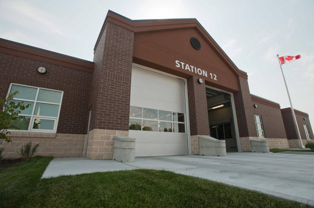 The city remains locked in a decade-long legal battle with Shindico that resulted from the fallout of the cancelled land swap of three city titles for a former Shindico parcel on Taylor Avenue, where this fire hall was built. (Coke Breiland / Winnipeg Free Press files)