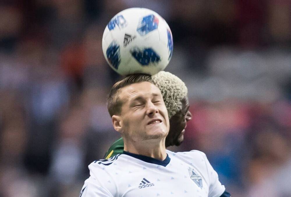Valour midfielder Brett Levis made 24 appearances for the Whitecaps from 2016-2019. (Darryl Dyck / The Canadian Press files)