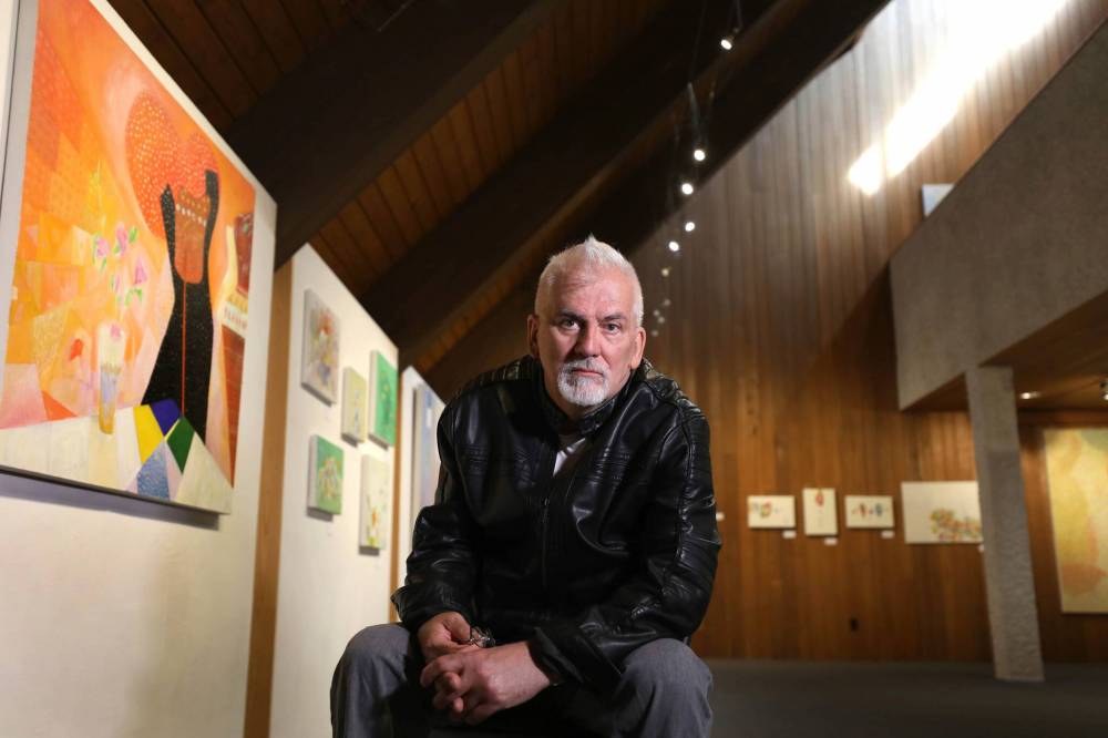 RUTH BONNEVILLE / WINNIPEG FREE PRESS
Artist Milos Milidrag looks forward to being with visitors in person at his retrospective.