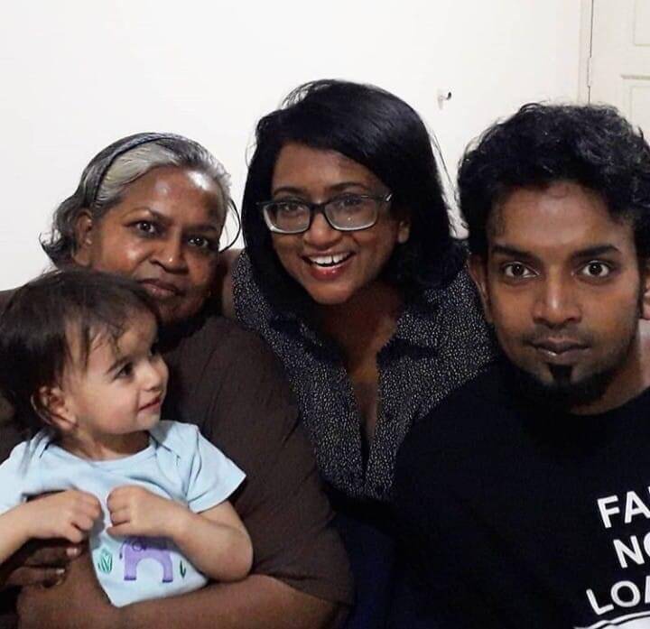 SuppliedKitching’s mother Vijaya Arulampalam, her 23-month-old daughter Faith Kitching and her brother Arul Victor.
