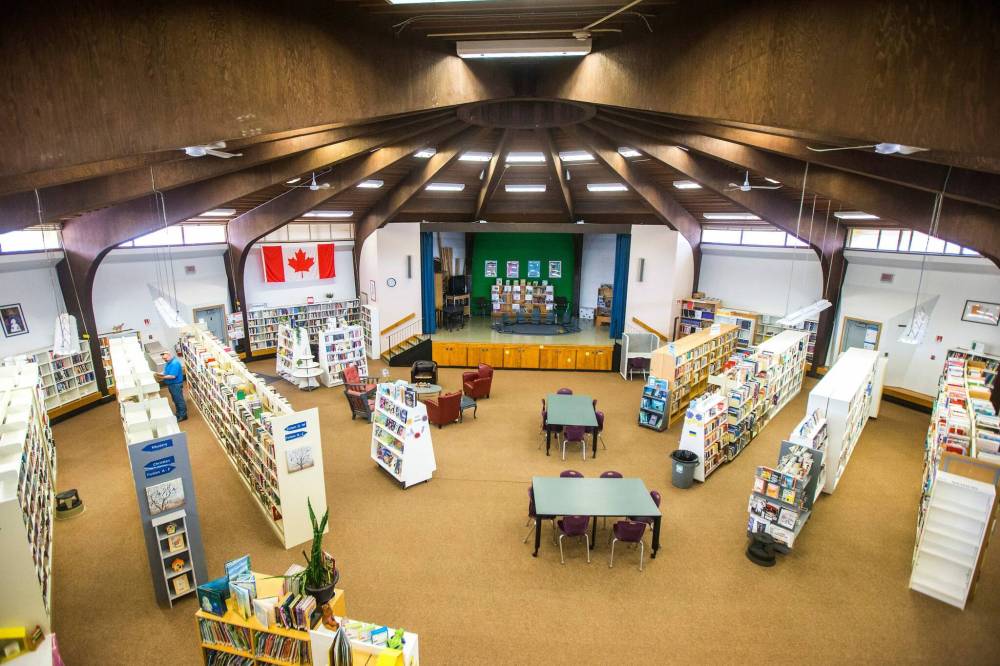 MIKAELA MACKENZIE / WINNIPEG FREE PRESS
The library board’s chairwoman said the landmark, a part of her community’s identity, is worthy of heritage distinction.