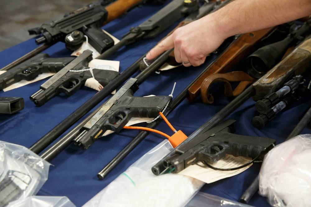 MIKE DEAL / WINNIPEG FREE PRESS FILESWinnipeg police know the futility of expecting the new legislation to hinder the prevalence of what they call 'crime guns.'