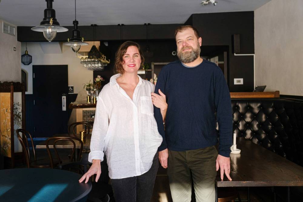 Rachael King and Brian Johnson of Bonnie Day. (Mike Sudoma / Winnipeg Free Press)