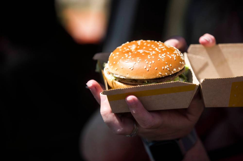 As prices go up across the board, the Big Mac is forecasted to cost an average $8 CAD by the end of the year. (Mikaela MacKenzie / Winnipeg Free Press)