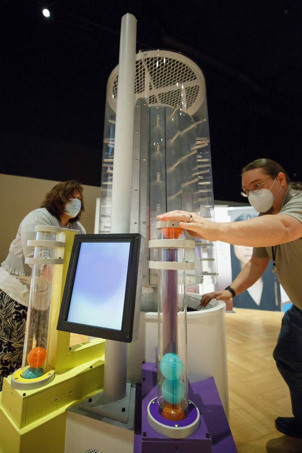 MIKE DEAL / WINNIPEG FREE PRESS
The touring exhibit uses interactive games, videos, 3D models and personal testimonies from Canadians who have experienced racism first hand to provide insight into how we latch on to racist ideas.