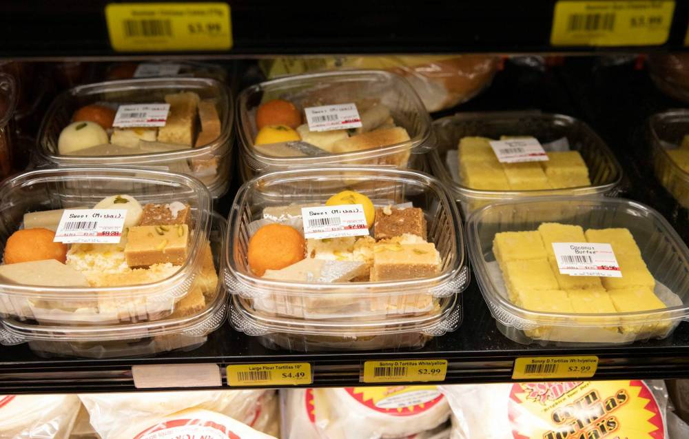 JESSICA LEE / WINNIPEG FREE PRESS Sweets at Dino’s Grocery Mart.