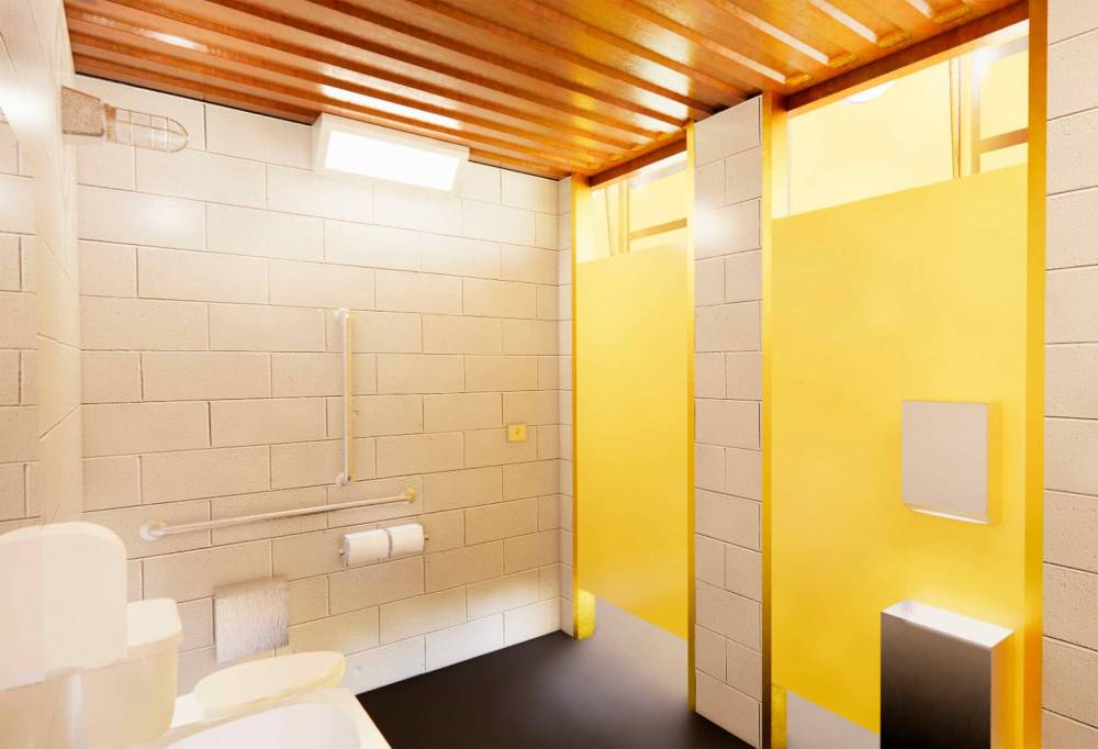 BRIDGMANCOLLABORATIVE ARCHITECTURE LTD
The Public Restroom Strategy Annual Report notes the portable units were repeatedly subjected to vandalism, structural damage and fire.