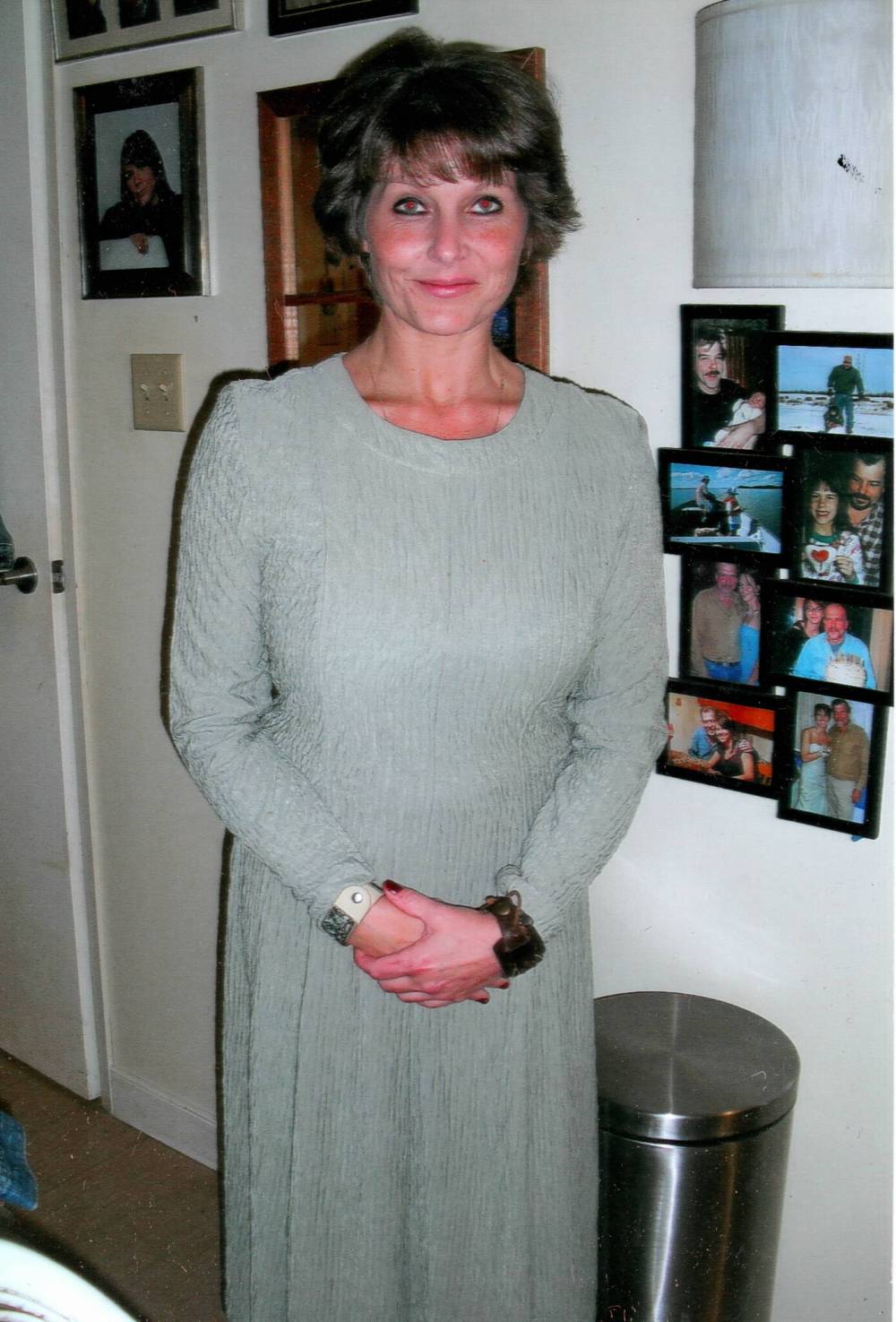 Jenn on her way to her best friend’s funeral in 2018. (Supplied photo)