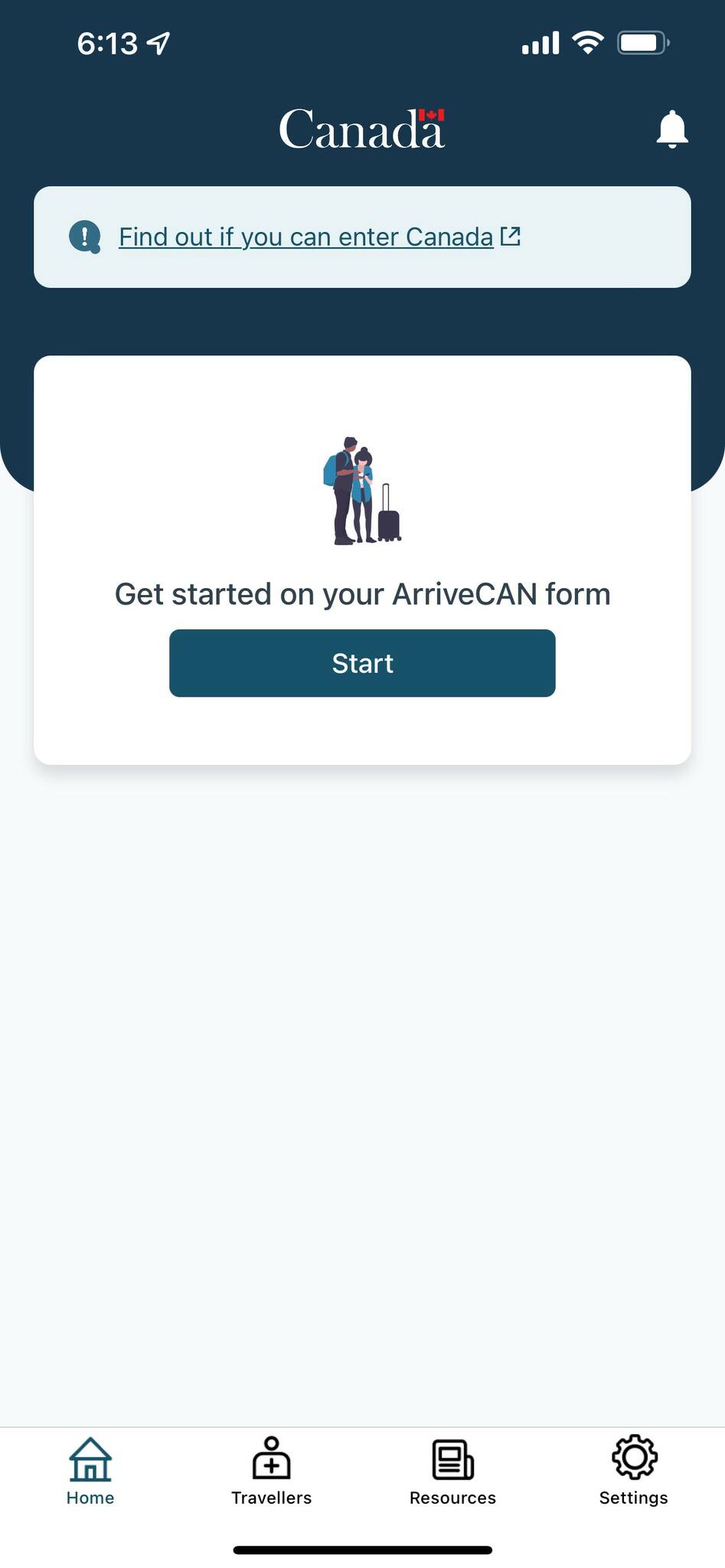 It is mandatory to fill out the ArriveCAN app within 72 hours before arriving at the Canadian border.