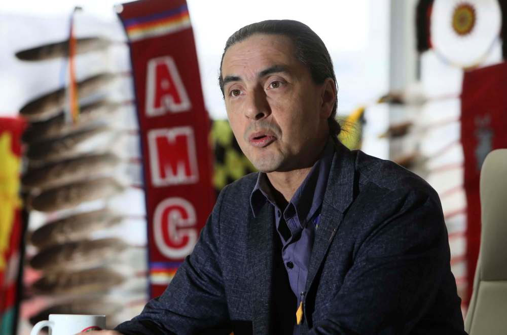 RUTH BONNEVILLE / WINNIPEG FREE PRESS
AMC Grand Chief, Arlen Dumas says he has met with Starlight